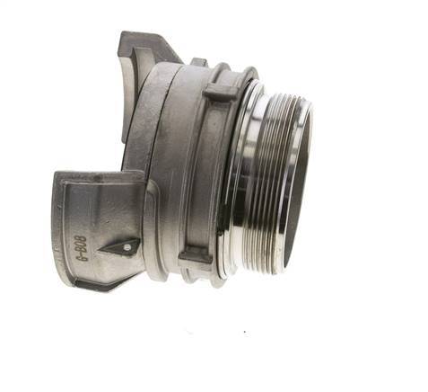 Guillemin DN 80 Stainless Steel Coupling G 3'' Male Threads With Lock