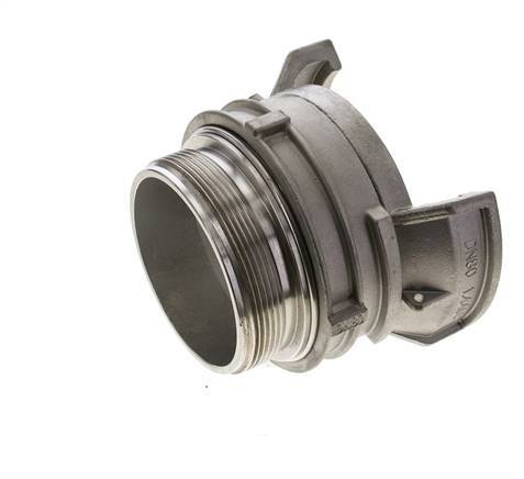 Guillemin DN 80 Stainless Steel Coupling G 3'' Male Threads With Lock