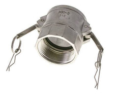 Acoplamiento de acero inoxidable Camlock DN 60 (2 1/2'') Rosca NPT hembra de 2 1/2'' Tipo D MIL-C-27487