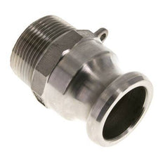 Acoplamiento de acero inoxidable Camlock DN 32 (1 1/4'') Rosca NPT macho de 1 1/4'' Tipo F MIL-C-27487