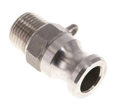 Acoplamiento de acero inoxidable Camlock DN 15 (1/2'') Rosca NPT macho de 1/2'' Tipo F MIL-C-27487