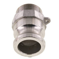 Acoplamiento de acero inoxidable Camlock DN 40 (1 1/2'') Rosca NPT macho de 1 1/2'' Tipo F MIL-C-27487
