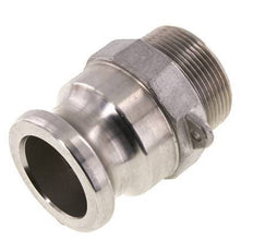 Acoplamiento de acero inoxidable Camlock DN 40 (1 1/2'') Rosca NPT macho de 1 1/2'' Tipo F MIL-C-27487