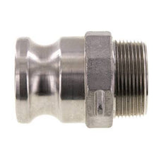 Acoplamiento de acero inoxidable Camlock DN 40 (1 1/2'') Rosca NPT macho de 1 1/2'' Tipo F MIL-C-27487