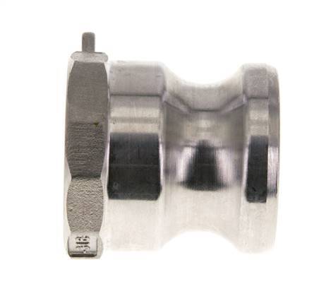 Acoplamiento de acero inoxidable Camlock DN 32 (1 1/4'') Rosca NPT hembra de 1 1/4'' Tipo A MIL-C-27487