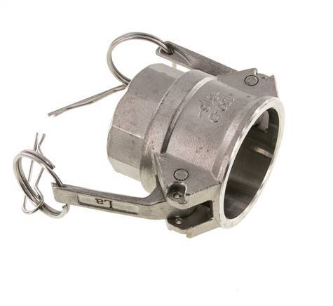 Camlock DN 40 (1 1/2'') Stainless Steel Coupling 1 1/2'' Female NPT Thread Type D MIL-C-27487