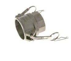 Acoplamiento de acero inoxidable Camlock DN 50 (2'') Rosca NPT hembra de 2'' Tipo D MIL-C-27487