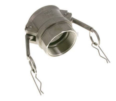 Acoplamiento de acero inoxidable Camlock DN 50 (2'') Rosca NPT hembra de 2'' Tipo D MIL-C-27487