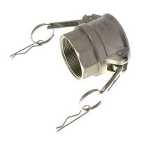 Acoplamiento de acero inoxidable Camlock DN 50 (2'') Rosca NPT hembra de 2'' Tipo D MIL-C-27487