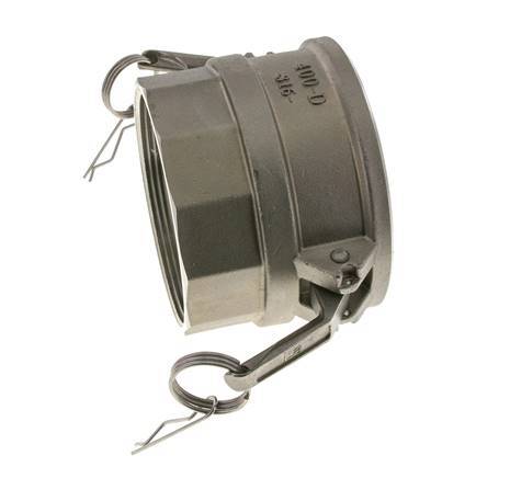 Camlock DN 90 (4'') Stainless Steel Coupling 4'' Female NPT Thread Type D MIL-C-27487