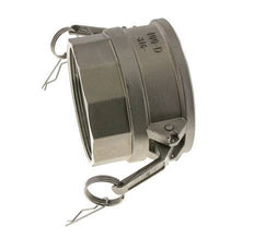 Camlock DN 90 (4'') Stainless Steel Coupling 4'' Female NPT Thread Type D MIL-C-27487