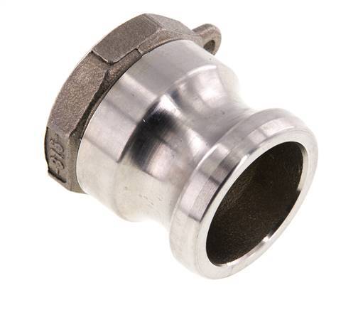 Acoplamiento de acero inoxidable Camlock DN 25 (1'') Rosca NPT hembra de 1'' Tipo A MIL-C-27487