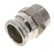 Acoplamiento de acero inoxidable Camlock DN 60 (2 1/2'') Rosca NPT macho de 2 1/2'' Tipo F MIL-C-27487