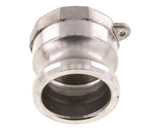 Acoplamiento de acero inoxidable Camlock DN 40 (1 1/2'') Rosca NPT hembra de 1 1/2'' Tipo A MIL-C-27487