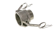 Camlock DN 40 (1 1/2'') Stainless Steel Coupling 1 1/2'' Male NPT Thread Type B MIL-C-27487