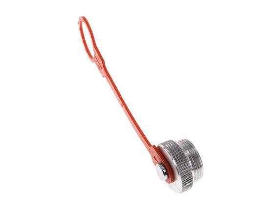 NPT 3/8" Aluminum Dust Protection Cap For Coupling socket