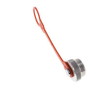 NPT 3/8" Aluminum Dust Protection Cap For Coupling socket
