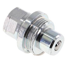 Acero DN 6.3 Acoplamiento hidráulico Enchufe de 1/4 de pulgada hembra NPT Rosca ISO 14540 D 15,9 mm