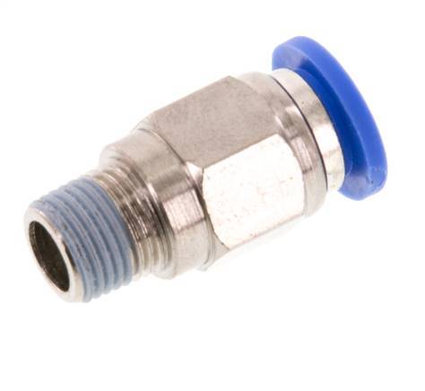 Racor de 8mm x R1/8'' con rosca macho Latón/PA 66 NBR [5 Piezas]