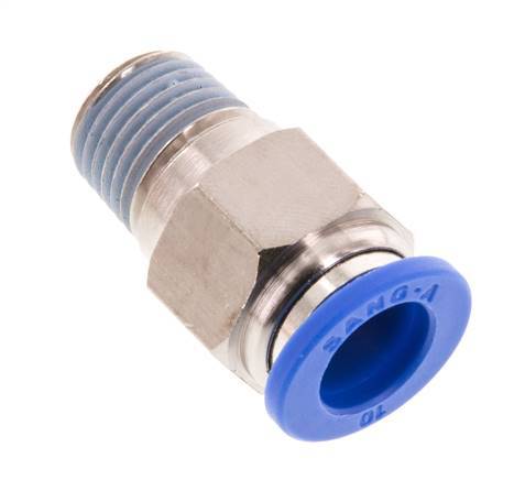 Racor 10mm x R1/4'' con rosca macho Latón/PA 66 NBR [2 piezas]