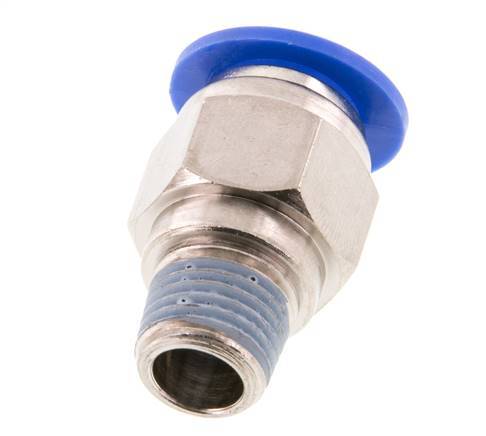 12mm x R1/4'' Push-in Fitting with Male Threads Brass/PA 66 NBR [2 Pieces]
