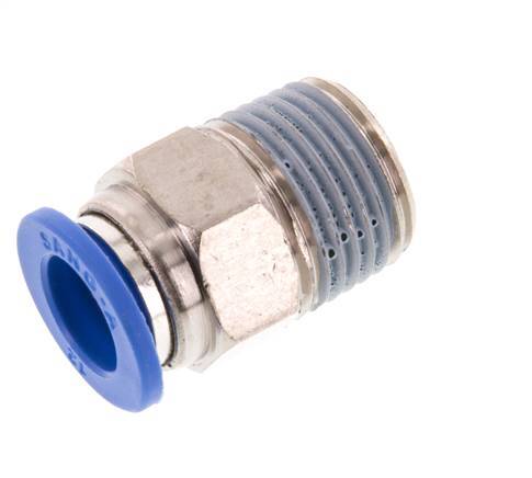 12mm x R1/2'' Push-in Fitting with Male Threads Brass/PA 66 NBR [2 Pieces]