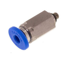 3mm x M 3 Push-in Fitting with Male Threads Brass/PA 66 NBR [2 Pieces]