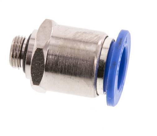 12mm x G1/8'' Push-in Fitting with Male Threads Brass/PA 66 NBR [2 Pieces]