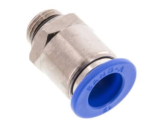 Racor de 12mm x G1/4'' con rosca macho latón/PA 66 NBR [2 piezas]