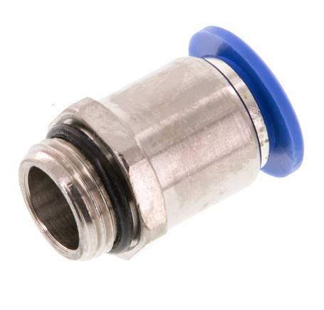12mm x G3/8'' Push-in Fitting with Male Threads Brass/PA 66 NBR [2 Pieces]