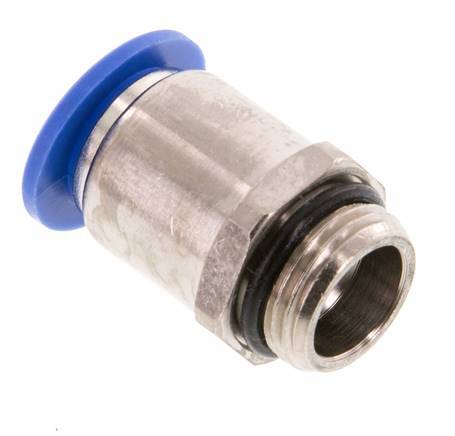 12mm x G3/8'' Push-in Fitting with Male Threads Brass/PA 66 NBR [2 Pieces]