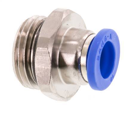 10mm x G1/2'' Push-in Fitting with Male Threads Brass/PA 66 NBR [2 Pieces]