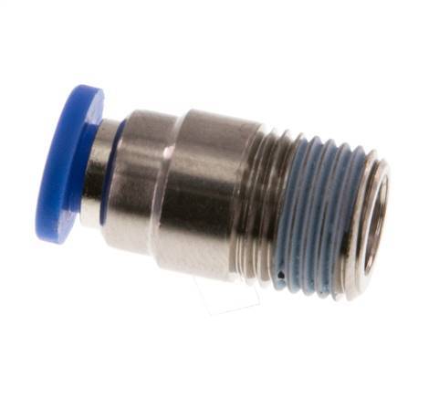 Racor rápido de 4mm x R1/8'' con rosca macho latón/PA 66 NBR hexágono interior [5 piezas]