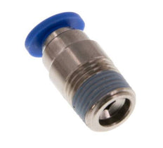 Racor rápido de 4mm x R1/8'' con rosca macho latón/PA 66 NBR hexágono interior [5 piezas]