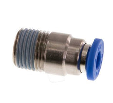 Racor rápido de 4mm x R1/8'' con rosca macho latón/PA 66 NBR hexágono interior [5 piezas]