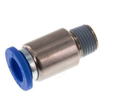 8mm x R1/8'' Push-in Fitting with Male Threads Brass/PA 66 NBR Inner Hexagon [5 Pieces]