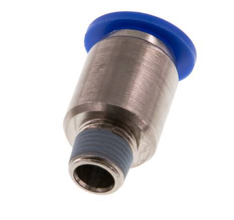 Racor rápido de 10mm x R1/8'' con rosca macho latón/PA 66 NBR hexágono interior [2 piezas]