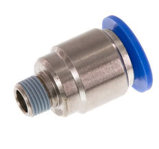 Racor rápido de 12mm x R1/8'' con rosca macho latón/PA 66 NBR hexágono interior [2 piezas]