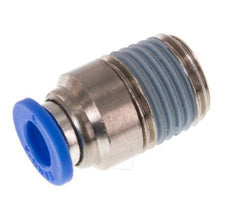 6mm x R1/4'' Push-in Fitting with Male Threads Brass/PA 66 NBR Inner Hexagon [5 Pieces]
