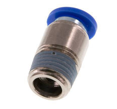 Racor rápido de 8mm x R1/4'' con rosca macho latón/PA 66 NBR hexágono interior [5 piezas]