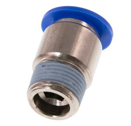 Racor rápido de 12mm x R3/8'' con rosca macho latón/PA 66 NBR hexágono interior [2 piezas]