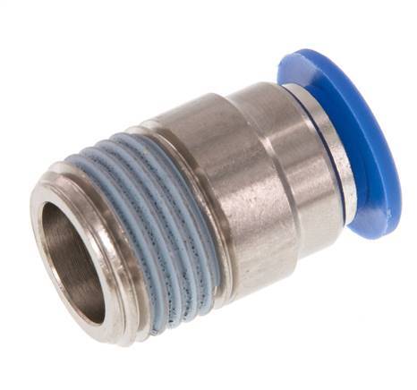 Racor rápido de 12mm x R1/2'' con rosca macho latón/PA 66 NBR hexágono interior [2 piezas]