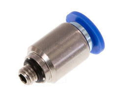 6mm x M 5 Push-in Fitting with Male Threads Brass/PA 66 NBR Inner Hexagon [5 Pieces]