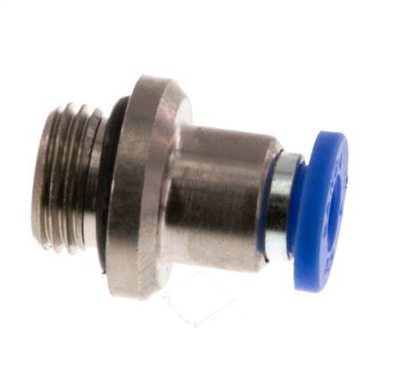 4mm x G1/8'' Push-in Fitting with Male Threads Brass/PA 66 NBR Inner Hexagon [5 Pieces]