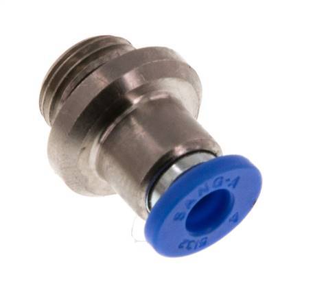Racor rápido de 4mm x G1/8'' con rosca macho latón/PA 66 NBR hexágono interior [5 piezas]