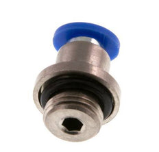 Racor rápido de 4mm x G1/8'' con rosca macho latón/PA 66 NBR hexágono interior [5 piezas]