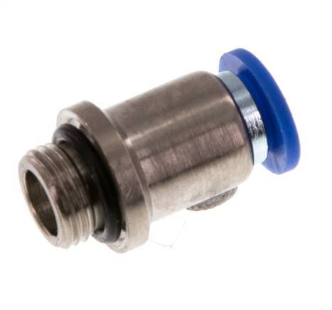 Racor rápido de 6mm x G1/8'' con rosca macho latón/PA 66 NBR hexágono interior [5 piezas]