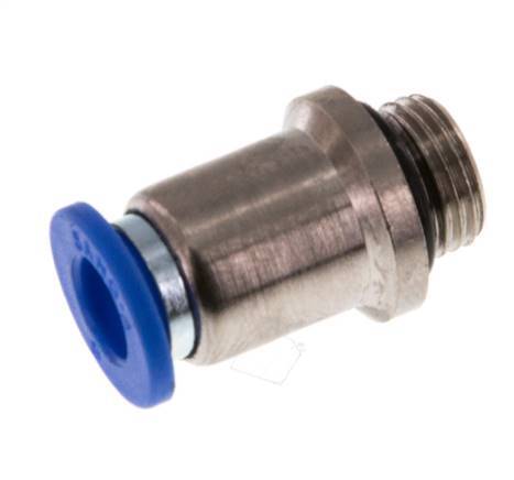 Racor rápido de 6mm x G1/8'' con rosca macho latón/PA 66 NBR hexágono interior [5 piezas]