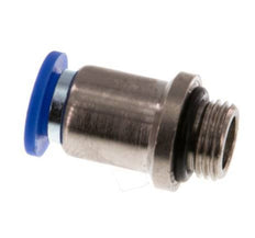 Racor rápido de 6mm x G1/8'' con rosca macho latón/PA 66 NBR hexágono interior [5 piezas]