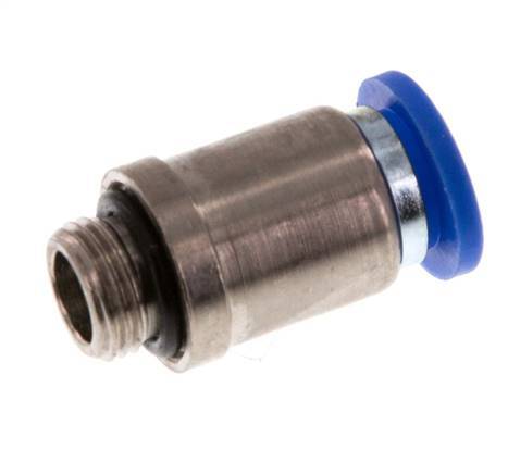 Racor rápido de 8mm x G1/8'' con rosca macho latón/PA 66 NBR hexágono interior [5 piezas]